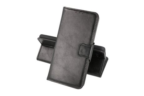 BAOHU Zakelijke Book Case Telefoonhoesje - Portemonnee Hoesje - Pasjeshouder Wallet Case - Geschikt voor Honor 50 SE - Zwart