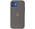 BAOHU Hoesje Geschikt voor de iPhone 12 Mini - Hard Case Backcover Telefoonhoesje - Zwart