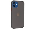 BAOHU Hoesje Geschikt voor de iPhone 12 Mini - Hard Case Backcover Telefoonhoesje - Zwart
