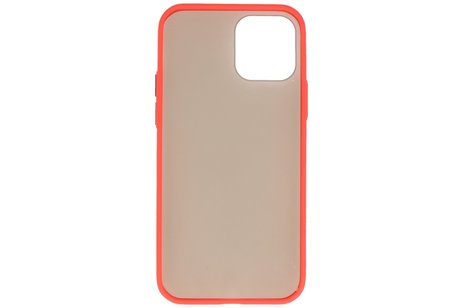 BAOHU Hoesje Geschikt voor de iPhone 12 Mini - Hard Case Backcover Telefoonhoesje - Rood