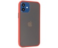 BAOHU Hoesje Geschikt voor de iPhone 12 Mini - Hard Case Backcover Telefoonhoesje - Rood