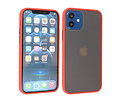BAOHU Hoesje Geschikt voor de iPhone 12 Mini - Hard Case Backcover Telefoonhoesje - Rood