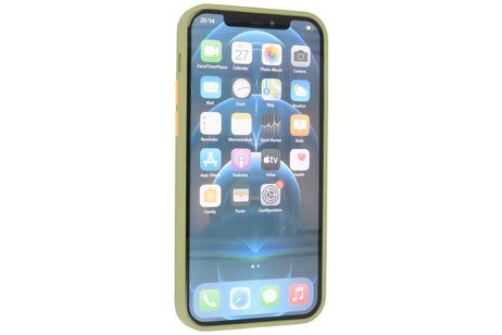iPhone 12 Mini Hoesje Hard Case Backcover Telefoonhoesje Groen