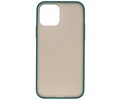 BAOHU Hoesje Geschikt voor de iPhone 12 Mini - Hard Case Backcover Telefoonhoesje - Donker Groen