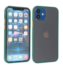 BAOHU iPhone 12 Mini Hoesje Hard Case Backcover Telefoonhoesje Donker Groen