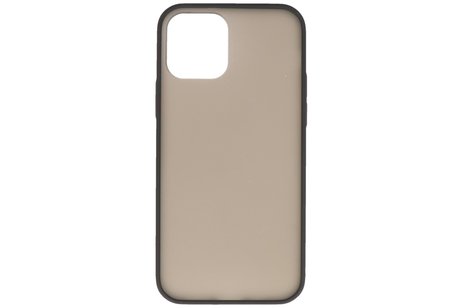 iPhone 12 & iPhone 12 Pro Hoesje Hard Case Backcover Telefoonhoesje Zwart