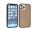 iPhone 12 & iPhone 12 Pro Hoesje Hard Case Backcover Telefoonhoesje Zwart