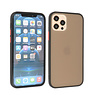 iPhone 12 & iPhone 12 Pro Hoesje Hard Case Backcover Telefoonhoesje Zwart