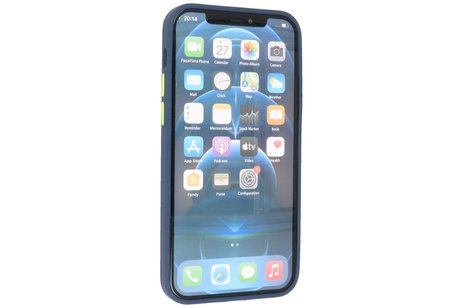 iPhone 12 & iPhone 12 Pro Hoesje Hard Case Backcover Telefoonhoesje Blauw