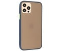 BAOHU Hoesje Geschikt voor de iPhone 12 & iPhone 12 Pro - Hard Case Backcover Telefoonhoesje - Blauw