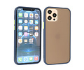 iPhone 12 & iPhone 12 Pro Hoesje Hard Case Backcover Telefoonhoesje Blauw