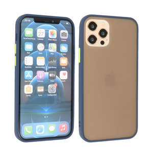 iPhone 12 & iPhone 12 Pro Hoesje Hard Case Backcover Telefoonhoesje Blauw