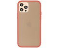BAOHU Hoesje Geschikt voor de iPhone 12 & iPhone 12 Pro - Hard Case Backcover Telefoonhoesje - Rood