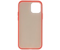BAOHU Hoesje Geschikt voor de iPhone 12 & iPhone 12 Pro - Hard Case Backcover Telefoonhoesje - Rood