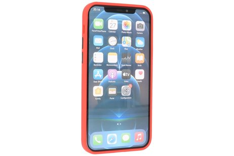 iPhone 12 & iPhone 12 Pro Hoesje Hard Case Backcover Telefoonhoesje Rood