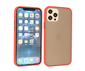iPhone 12 & iPhone 12 Pro Hoesje Hard Case Backcover Telefoonhoesje Rood