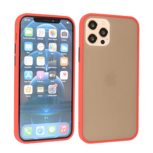 iPhone 12 & iPhone 12 Pro Hoesje Hard Case Backcover Telefoonhoesje Rood