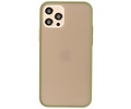 BAOHU Hoesje Geschikt voor de iPhone 12 & iPhone 12 Pro - Hard Case Backcover Telefoonhoesje - Groen