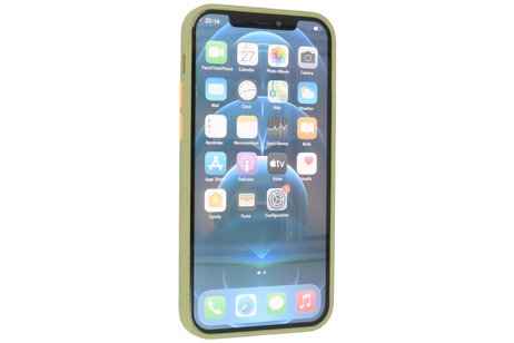 iPhone 12 & iPhone 12 Pro Hoesje Hard Case Backcover Telefoonhoesje Groen