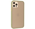 BAOHU Hoesje Geschikt voor de iPhone 12 & iPhone 12 Pro - Hard Case Backcover Telefoonhoesje - Groen