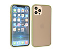 BAOHU Hoesje Geschikt voor de iPhone 12 & iPhone 12 Pro - Hard Case Backcover Telefoonhoesje - Groen