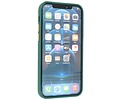 BAOHU Hoesje Geschikt voor de iPhone 12 & iPhone 12 Pro - Hard Case Backcover Telefoonhoesje - Donker Groen