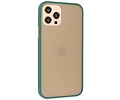 iPhone 12 & iPhone 12 Pro Hoesje Hard Case Backcover Telefoonhoesje Donker Groen