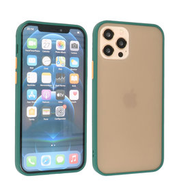 BAOHU iPhone 12 & iPhone 12 Pro Hoesje Hard Case Backcover Telefoonhoesje Donker Groen