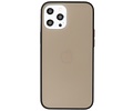 BAOHU Hoesje Geschikt voor de iPhone 12 Pro Max - Hard Case Backcover Telefoonhoesje - Zwart