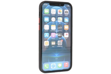 BAOHU Hoesje Geschikt voor de iPhone 12 Pro Max - Hard Case Backcover Telefoonhoesje - Zwart