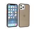 BAOHU Hoesje Geschikt voor de iPhone 12 Pro Max - Hard Case Backcover Telefoonhoesje - Zwart