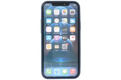 iPhone 12 Pro Max Hoesje Hard Case Backcover Telefoonhoesje Blauw