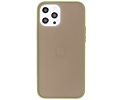 BAOHU Hoesje Geschikt voor de iPhone 12 Pro Max - Hard Case Backcover Telefoonhoesje - Groen