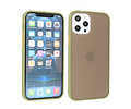 BAOHU Hoesje Geschikt voor de iPhone 12 Pro Max - Hard Case Backcover Telefoonhoesje - Groen