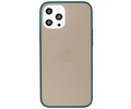 BAOHU Hoesje Geschikt voor de iPhone 12 Pro Max - Hard Case Backcover Telefoonhoesje - Donker Groen