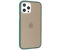 BAOHU Hoesje Geschikt voor de iPhone 12 Pro Max - Hard Case Backcover Telefoonhoesje - Donker Groen