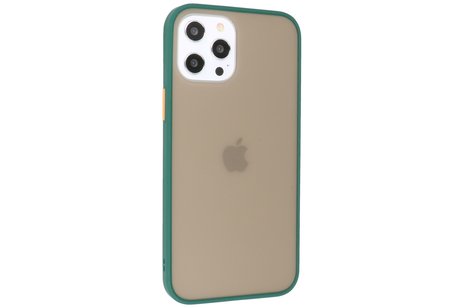 iPhone 12 Pro Max Hoesje Hard Case Backcover Telefoonhoesje Donker Groen