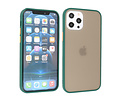 BAOHU Hoesje Geschikt voor de iPhone 12 Pro Max - Hard Case Backcover Telefoonhoesje - Donker Groen