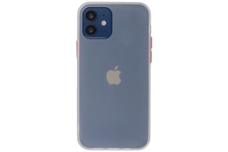 BAOHU Hoesje Geschikt voor de iPhone 12 Mini - Hard Case Backcover Telefoonhoesje - Wit