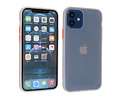 BAOHU Hoesje Geschikt voor de iPhone 12 Mini - Hard Case Backcover Telefoonhoesje - Wit