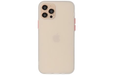 BAOHU Hoesje Geschikt voor de iPhone 12 & iPhone 12 Pro - Hard Case Backcover Telefoonhoesje - Wit
