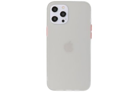 BAOHU Hoesje Geschikt voor de iPhone 12 Pro Max - Hard Case Backcover Telefoonhoesje - Wit