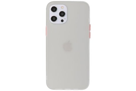 iPhone 12 Pro Max Hoesje Hard Case Backcover Telefoonhoesje Wit
