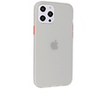 BAOHU Hoesje Geschikt voor de iPhone 12 Pro Max - Hard Case Backcover Telefoonhoesje - Wit