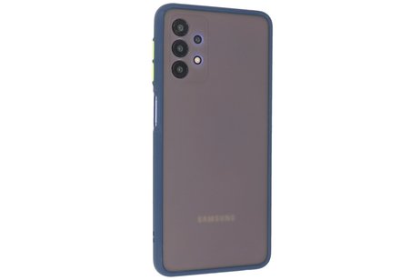 BAOHU Hoesje Geschikt voor de Samsung Galaxy A32 4G - Hard Case Backcover Telefoonhoesje - Blauw