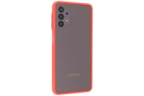 BAOHU Hoesje Geschikt voor de Samsung Galaxy A32 4G - Hard Case Backcover Telefoonhoesje - Rood