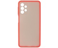 BAOHU Hoesje Geschikt voor de Samsung Galaxy A32 4G - Hard Case Backcover Telefoonhoesje - Rood