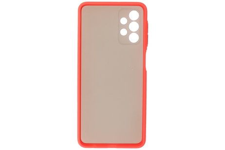 BAOHU Hoesje Geschikt voor de Samsung Galaxy A32 4G - Hard Case Backcover Telefoonhoesje - Rood
