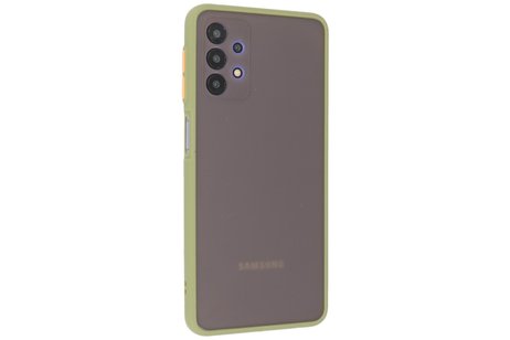 BAOHU Hoesje Geschikt voor de Samsung Galaxy A32 4G - Hard Case Backcover Telefoonhoesje - Groen
