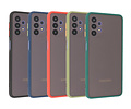 BAOHU Hoesje Geschikt voor de Samsung Galaxy A32 4G - Hard Case Backcover Telefoonhoesje - Donker Groen